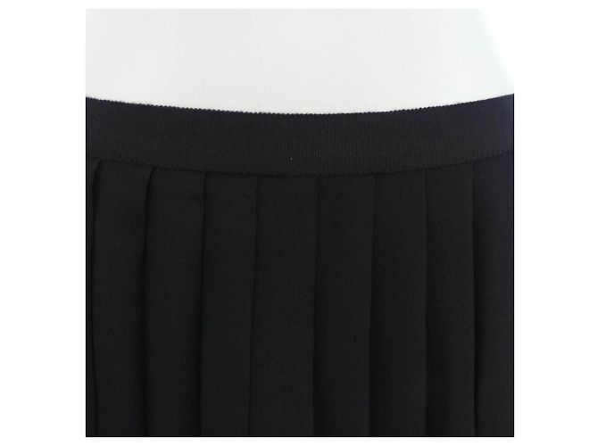 Autre Marque Falda de seda Christian Dior Negro Beige - vista 5