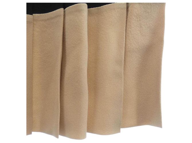 Autre Marque Falda de seda Christian Dior Negro Beige - vista 6