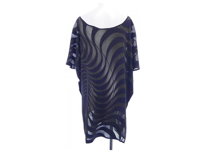 Autre Marque Top PLEATS PLEASE Negro Caqui - vista 2