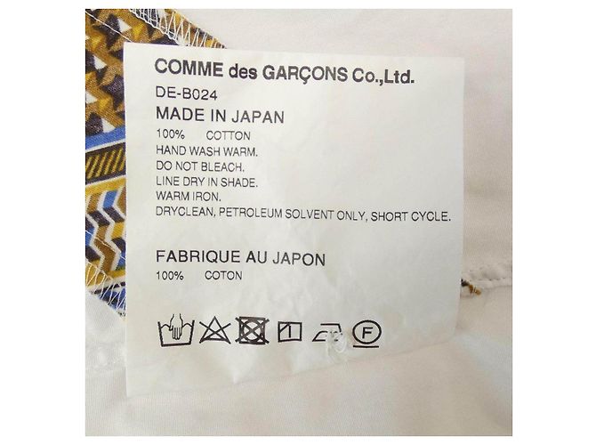 Camicia a maniche corte Comme des Garcons Homme Deux Bianco - vista 3