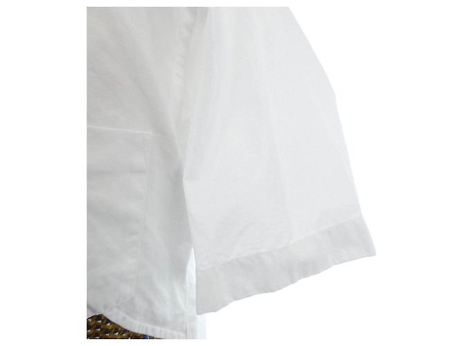 Camicia a maniche corte Comme des Garcons Homme Deux Bianco - vista 6