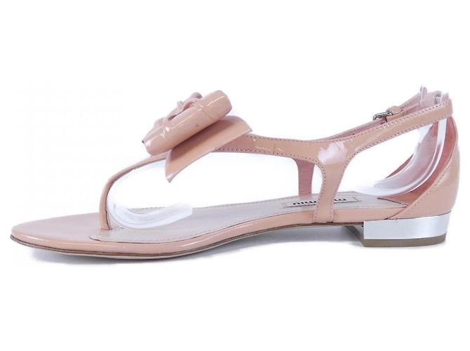 Sandali Miu Miu in pelle rosa - vista 2
