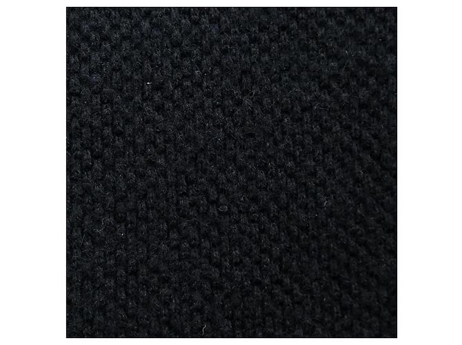 Hermès T-shirt in misto cashmere Blu Blu navy - vista 7