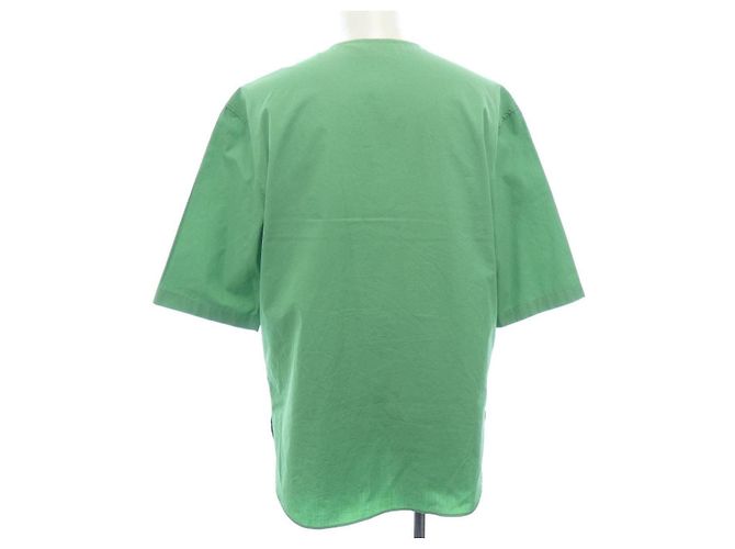 Top de tecido verde Hermès - vista 2