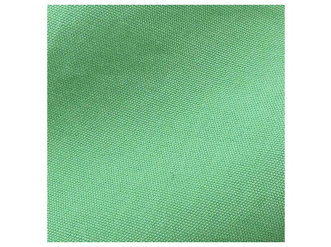 Top de tecido verde Hermès - vista 7