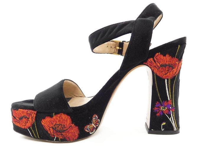 Sandali Valentino Garavani Nero Rosso - vista 2
