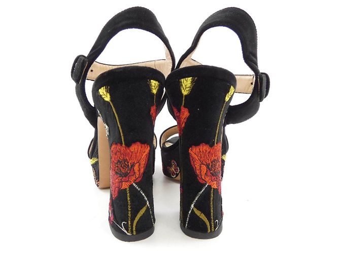 Sandali Valentino Garavani Nero Rosso - vista 5
