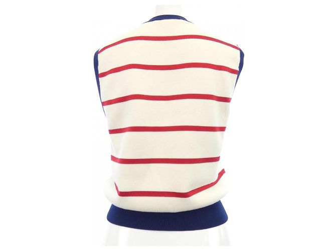 Conjunto Louis Vuitton Escale Logo Border Roja Azul Beige Azul marino - vista 9