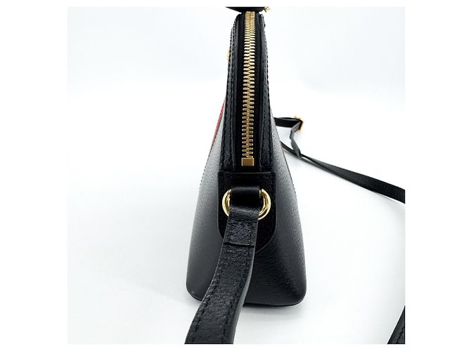 Gucci Ophidia Dome Leather Small Preto - vista 3