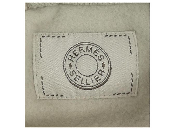 Hermès Hoodie Hermes Clou de Selle Sellier em algodão XL Marrom - vista 4