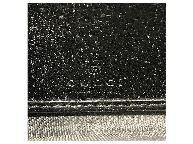 Gucci GG Marmont Leder-Langbeutel Schwarz - Ansicht 4