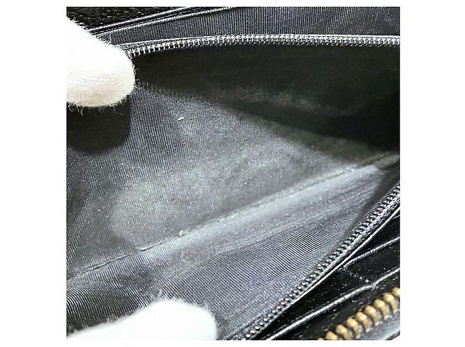 Gucci GG Marmont Leder-Langbeutel Schwarz - Ansicht 6