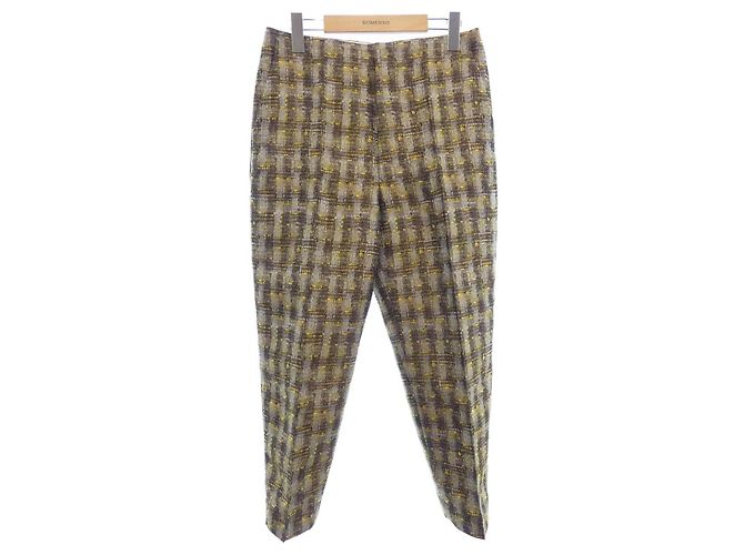 Autre Marque Pantaloni a quadri Drawer Marrone - vista 5