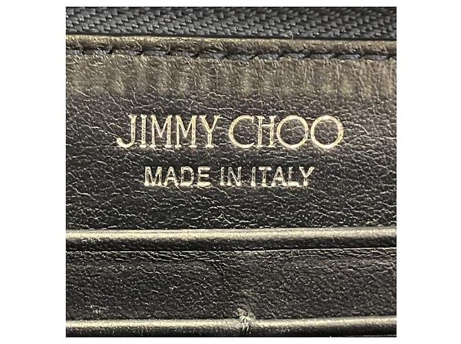 Jimmy Choo Long Wallet in Leder-Präge-Lizard-Optik Blau - Ansicht 4