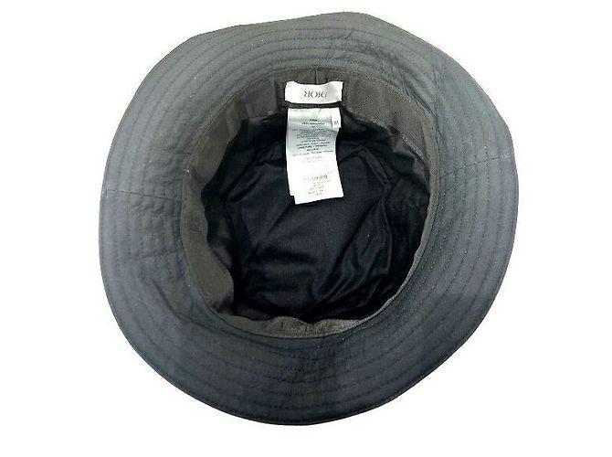 Autre Marque Sombrero Bucket Dior de poliéster y algodón Castaño Azul Beige - vista 3