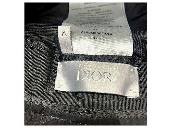 Autre Marque Sombrero Bucket Dior de poliéster y algodón Castaño Azul Beige - vista 4