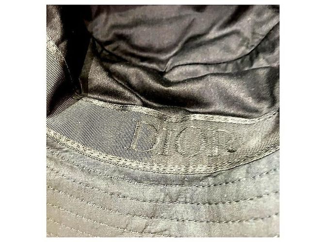 Autre Marque Sombrero Bucket Dior de poliéster y algodón Castaño Azul Beige - vista 6