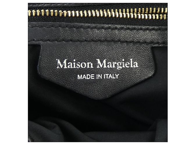 Maison Martin Margiela Bolso de piel Maison Margiela Glam Slam Negro - vista 5