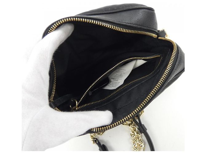 Maison Martin Margiela Bolso de piel Maison Margiela Glam Slam Negro - vista 6