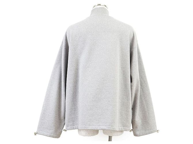 Sudadera de algodón bordada Miu Miu Castaño - vista 6
