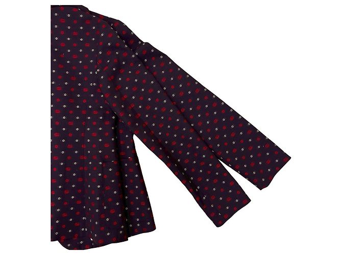 Chaqueta entallada Gucci GG Flower de lana y algodón Castaño - vista 4
