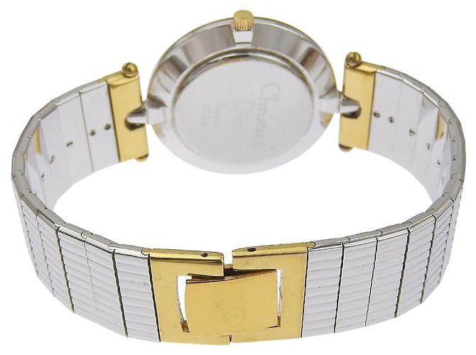 Reloj Christian Dior de acero inoxidable chapado en oro Plata - vista 5