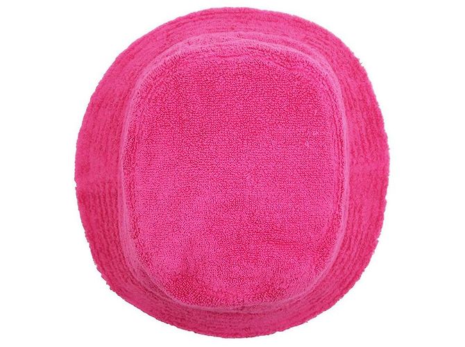 Chanel COCO Mark Bestickter Baumwoll-Bucket-Hat Pink - Ansicht 6