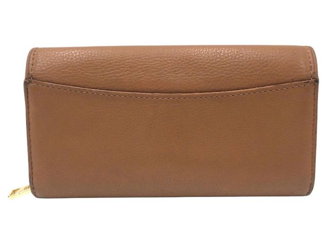 Portafoglio lungo in pelle Tory Burch HSP037 Marrone - vista 2
