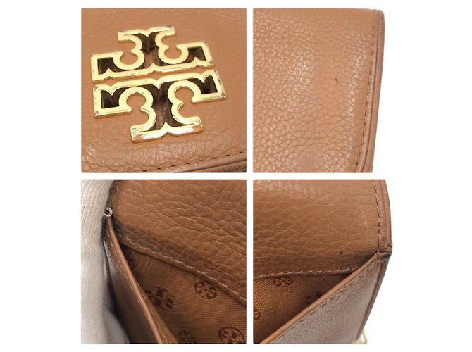 Portafoglio lungo in pelle Tory Burch HSP037 Marrone - vista 5