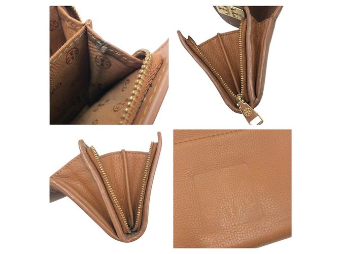 Portafoglio lungo in pelle Tory Burch HSP037 Marrone - vista 7