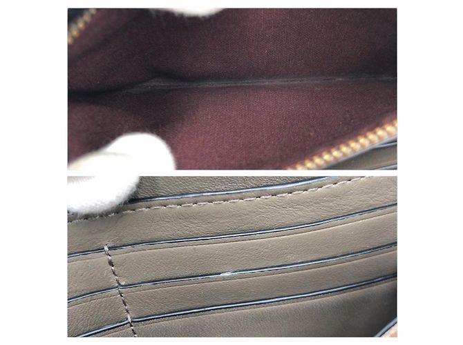 Cartera larga de piel MARC JACOBS Castaño - vista 5
