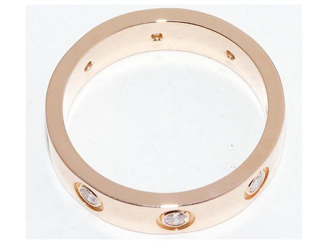Cartier Love Ring Au750 Diamantring Größe 7 Golden - Ansicht 4