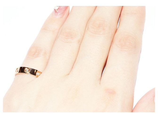 Cartier Love Ring Au750 Diamantring Größe 7 Golden - Ansicht 6