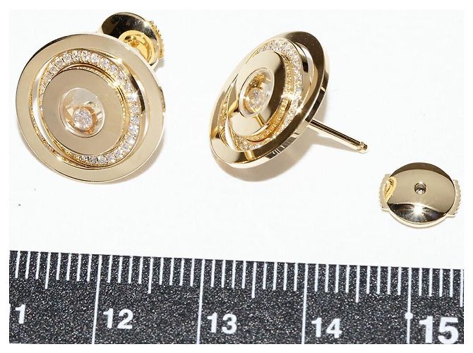 Orecchini Chopard Happy Spirit Au750 Diamanti D'oro - vista 4