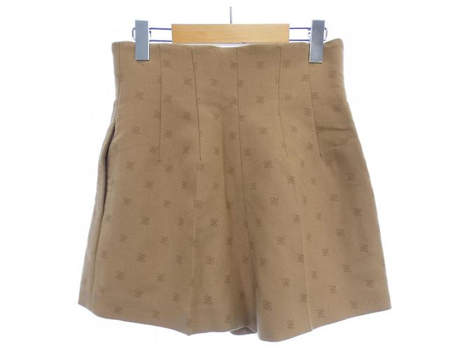 Fendi Shorts aus Kaschmir-Mischung Braun - Ansicht 2