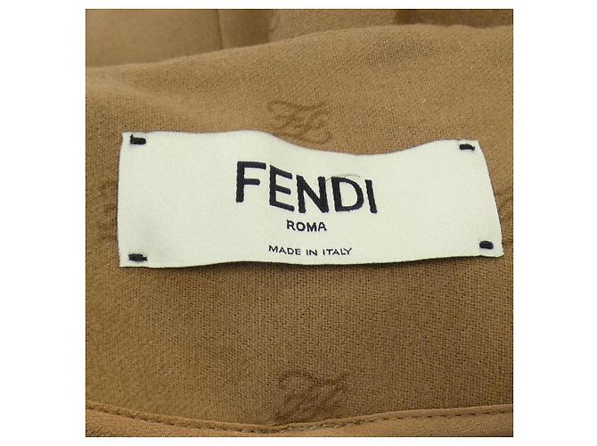 Fendi Shorts aus Kaschmir-Mischung Braun - Ansicht 4