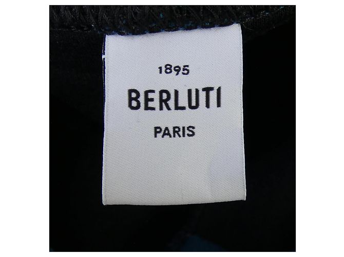 Sweat à capuche Berluti bleu - vue 4