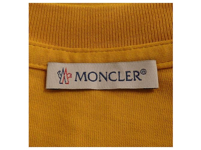 T-shirt in cotone Moncler Giallo - vista 4