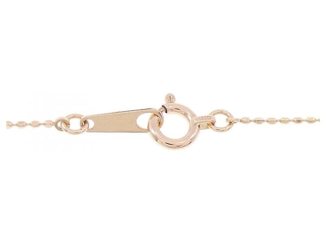 Autre Marque Collana K10 Pink Gold Diamond Rosa - vista 5
