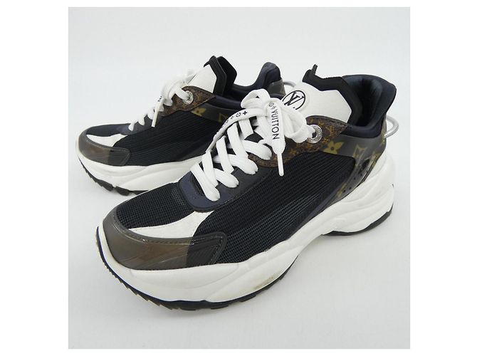 Louis Vuitton LV Circle Sneaker Braun Schwarz Weiß - Ansicht 3