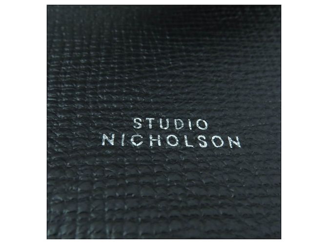 Borsa Tote in pelle Palmellato STUDIO NICHOLSON DOUBLET TYPE2 Nero - vista 10