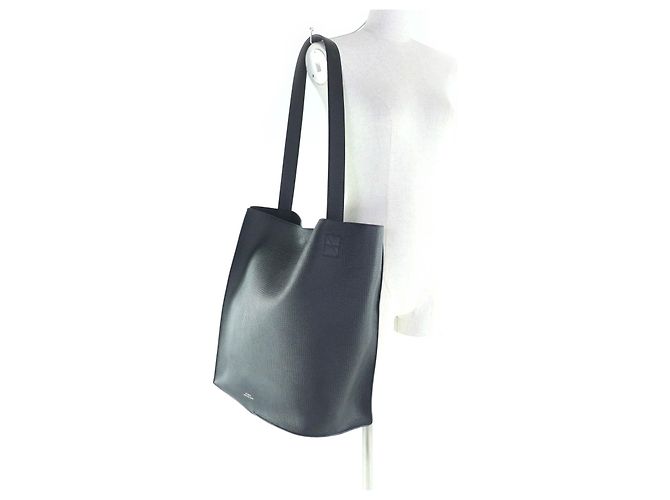 Borsa Tote in pelle Palmellato STUDIO NICHOLSON DOUBLET TYPE2 Nero - vista 6