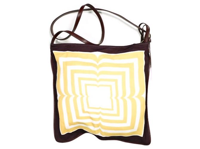 Borsa a tracolla Dries Van Noten BW241-SCARF217-736 Material Giallo Senape - vista 2