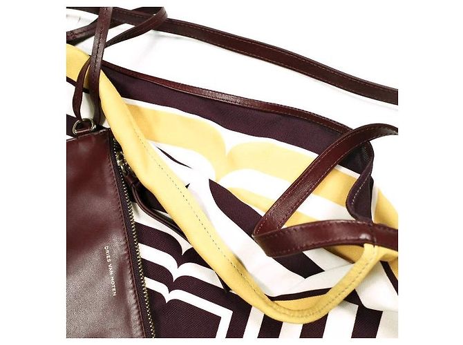 Borsa a tracolla Dries Van Noten BW241-SCARF217-736 Material Giallo Senape - vista 9