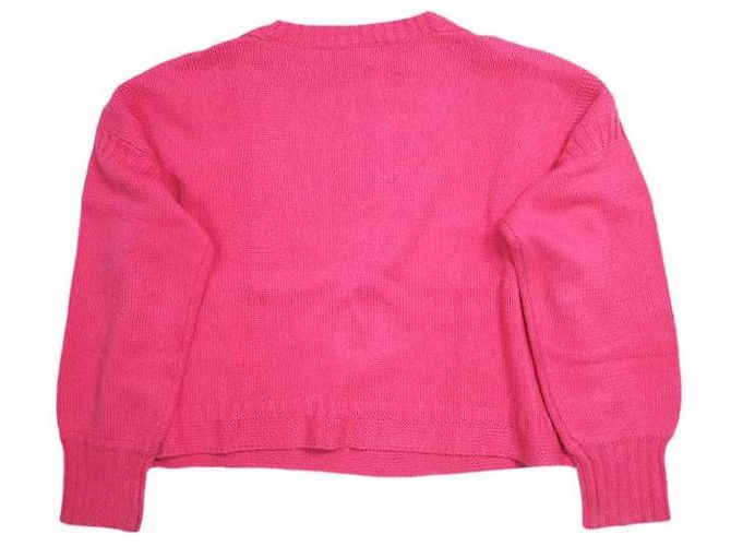 Autre Marque BEAMS BOY Punto de algodón y acrílico Rosa Fucsia - vista 2
