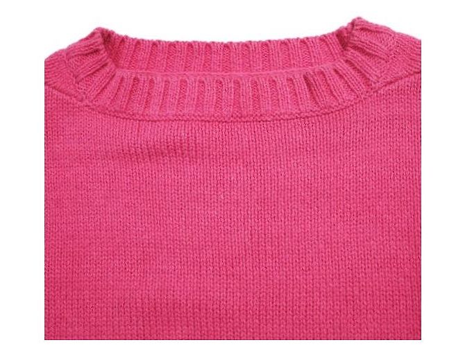 Autre Marque BEAMS BOY Punto de algodón y acrílico Rosa Fucsia - vista 5