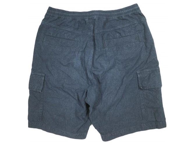 Autre Marque Neweye Garden S/S Shorts Pantaloncini in lino e cotone Blu Blu navy - vista 2