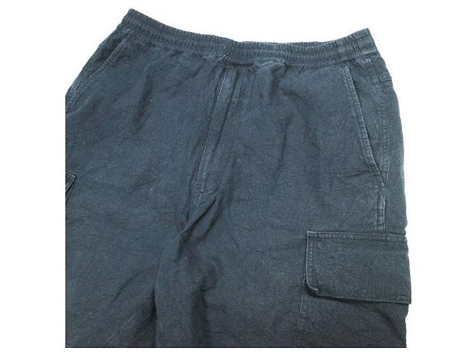 Autre Marque Neweye Garden S/S Shorts Pantaloncini in lino e cotone Blu Blu navy - vista 4
