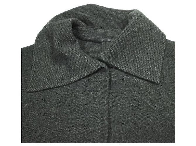Autre Marque H BEAUTY&YOUTH Abrigo de cuello alto Abrigo de lana Castaño - vista 4