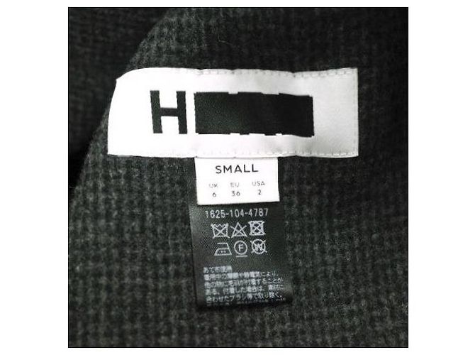 Autre Marque H BEAUTY&YOUTH Abrigo de cuello alto Abrigo de lana Castaño - vista 7